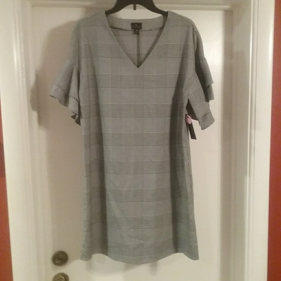 Worthington Dresses & Skirts - NWT Blk/Wht Tier Sleeve Dress S,M FirmPrice*Last 2